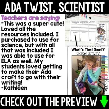 Ada Twist, Scientist Activities and STEM Unit by Emily Education