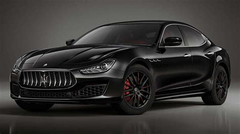 Maserati Ghibli Ribelle Debuts With Stealthy Black Look