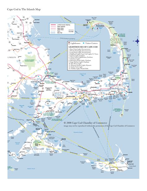 Map Of Cape Cod And The Islands – The World Map