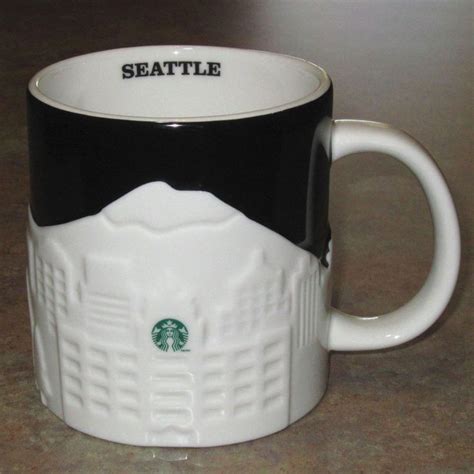 Starbucks Souvenir SEATTLE City Skyline Collectors Series Mug/Cup 2012 ...