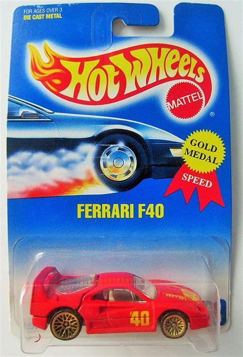 Vintage Ferrari F40 Red W/Chrome Rims) “Auto Milestones” Series ...