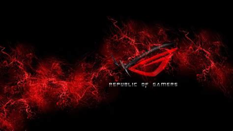 Republic Of Gamers Logo Live Wallpaper - DesktopHut | Gaming wallpapers ...