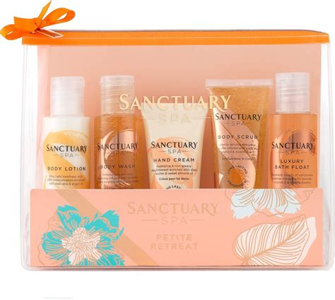 Sanctuary Spa Gift Set, Petite Retreat Travel Bag With Shower Gel, Body ...