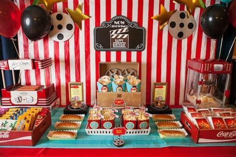 Movie themed party, Movie birthday party, Movie theme birthday party