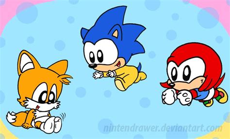 sonic babies | sonic_babies_by_nintendrawer.png | Sonic | Pinterest ...