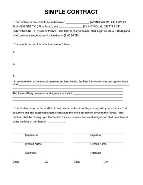 Contract Agreement Letter - 12+ Examples, Format, How to Write, Pdf