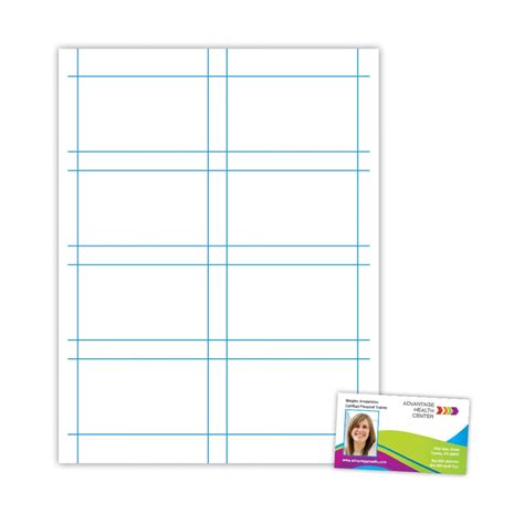 Printable Layout Business Card Template - Printable Templates