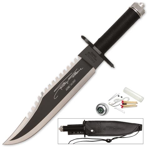 Rambo II Stallone Signature Edition Knife With Survival Kit | Kennesaw ...