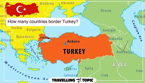 Map Of Turkey And Surrounding Countries + Bordering Countries