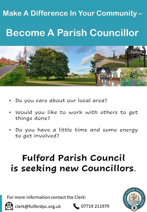 Become a Councillor | Fulford Parish Council