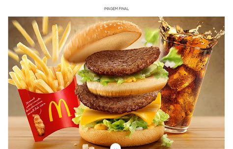 McDonalds Big Mac Combo on Behance in 2021 | Food, Big mac, Mcdonalds