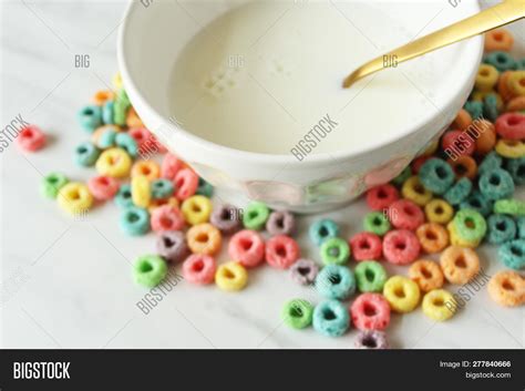 Cereal Bowl Milk Spoon Image & Photo (Free Trial) | Bigstock