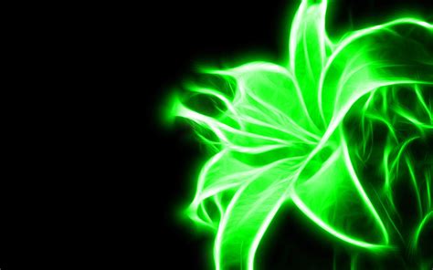 Neon Green Flower - Green Wallpaper (20988898) - Fanpop fanclubs | Neon ...