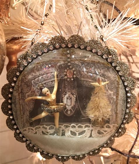 Nutcracker Ballet Shadowbox Ornament | Elegant Ballerina Ornaments ...