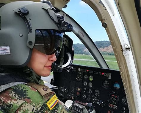 Colombian Army Aviation Branch Inducts First Female Helicopter Pilot ...