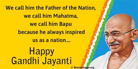 Happy Gandhi Jayanti 2024 Messages, Wishes Images, Quotes