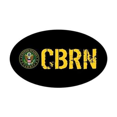 U.S. Army: CBRN Sticker (Oval) on CafePress.com | Army, Us army ...