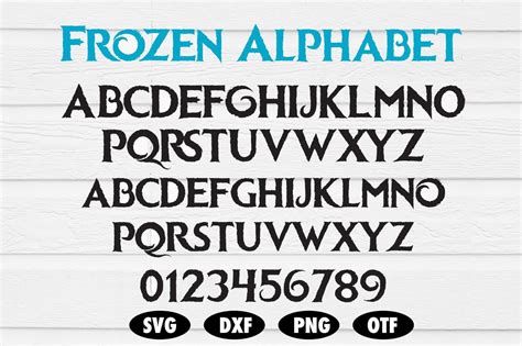 Frozen Font svg Frozen letters svg Frozen alphabet svg Font | Etsy in ...