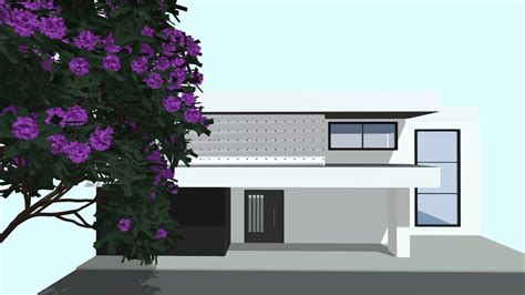 (FREE) MODERN HOUSE 2 - SKETCHUP DESIGN - 3D model by NIXO (@nixo ...