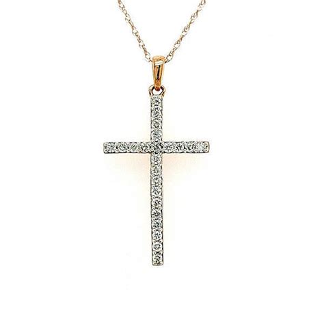 Rose Gold Diamond Cross Necklace | A. T. Thomas Jewelers | Jewelry ...