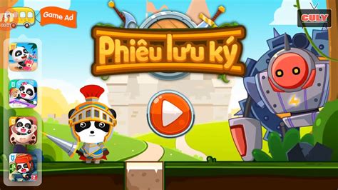 Trò chơi Gấu Panda Phiêu Lưu Ký - cu lỳ chơi game vui nhộn - YouTube