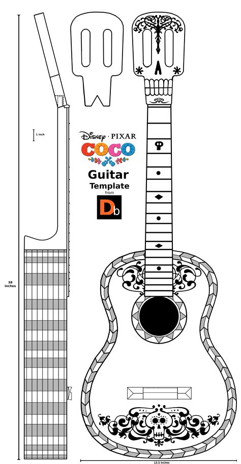 Coco Guitar Printable - Printable Word Searches