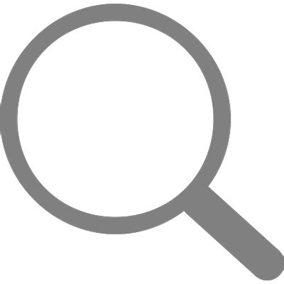 Simple Grey Search Icon transparent PNG - StickPNG