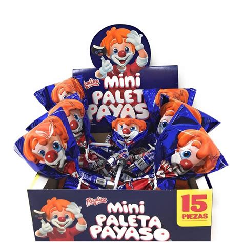 Ricolino Mini Paleta Payaso 15 Pack | Chocolate flavors, Gummies ...