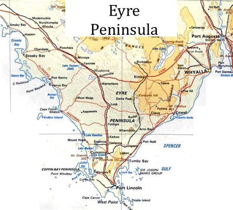 Awesome Map Of Eyre Peninsula in the world Learn more here!