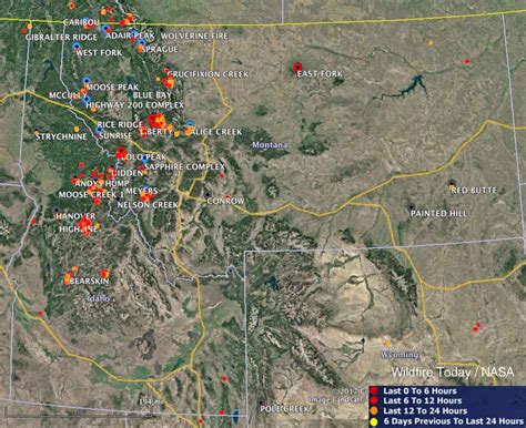 Northwest Fire Map