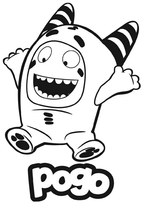 Oddbods coloring pages - Free coloring pages for Kids