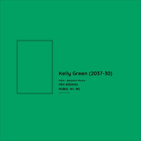 Benjamin Moore Kelly Green (2037-30) Paint color codes, similar paints ...