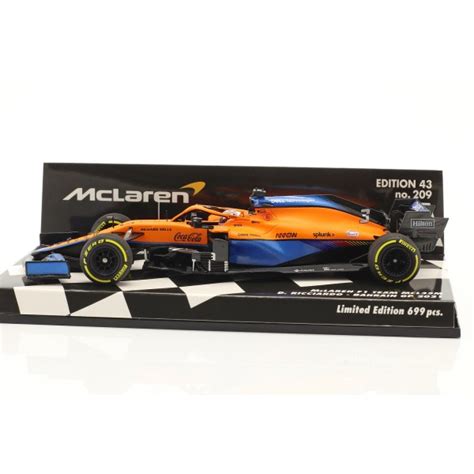 Daniel Riccardo McLaren F1 Team MCL35M Formula 1 Bahrain GP 2021 1/43