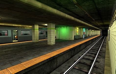 Subway Metro Station #3D #Subway, #Metro | Metro station, Minecraft ...