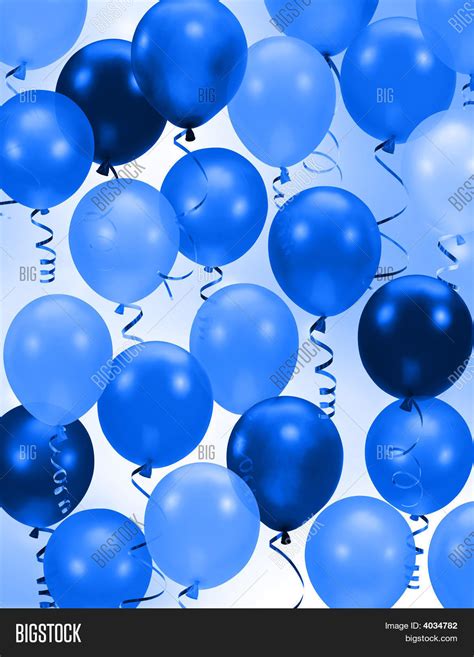 Party Blue Balloons Image & Photo (Free Trial) | Bigstock