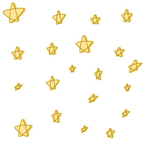 "Yellow Stars with Shadow" Sticker for Sale by Arexus | Yellow ...