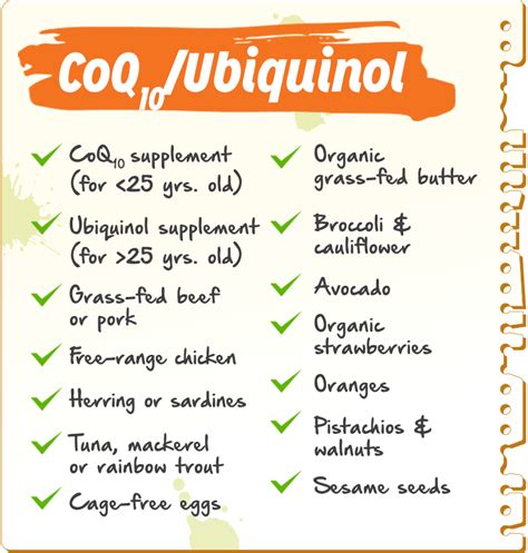 CoQ10/Ubiquinol Benefits, Sources, and Supplementation | Ubiquinol ...