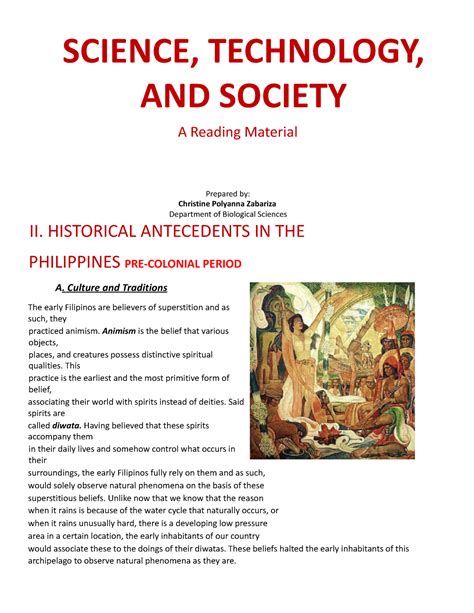 3-Historical Antecedents in the Philippines - SCIENCE, TECHNOLOGY, AND ...