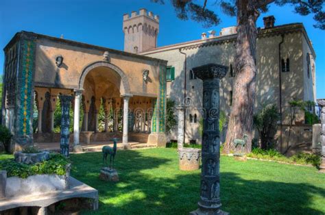 Villa Cimbrone in the Italian Town Ravello Stock Image - Image of ...