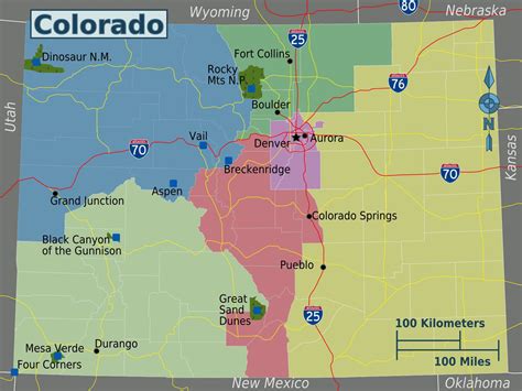 Printable Maps Of Colorado