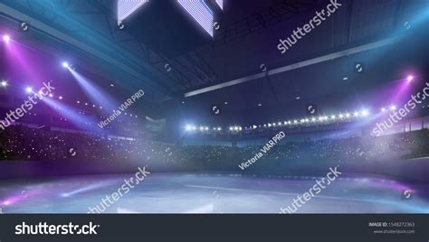 3d Ice Arena Figure Skating Render Stock Illustration 1548272363 ...