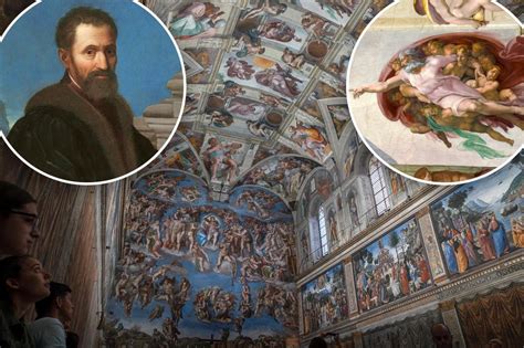 Michelangelo Sistine Chapel Self Portrait