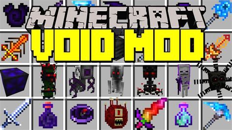 Minecraft VOID MOD! | NEW DIMENSIONS, OP ITEMS, EVIL BOSSES & MORE ...