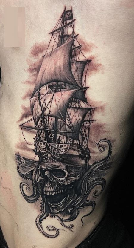 Pirate Ship Tattoos