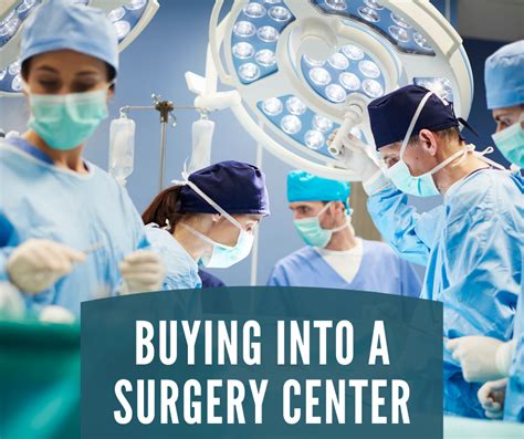 Buying Into a Surgery Center