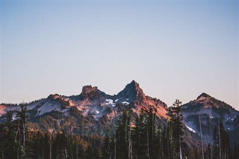 the sun is shining — Sunset in Paradise - Mount Rainier National Park