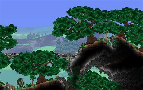 Part of a Forest for the Super Terraria World Mod : Terraria