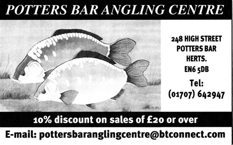 Potters Bar Angling Centre – Barnet and District Angling Club