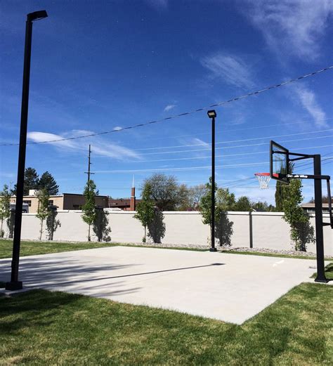 Home Backyard Basketball Court Lighting - Step by Step Guide ...