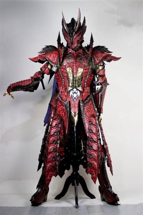 Monster Hunter Safi'jiiva Cosplay armor with Chest armor Lightable